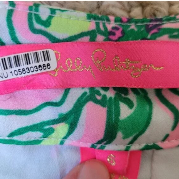 Lilly Pulitzer Rennox Midi Green Skirt size 6 - Picture 5 of 6